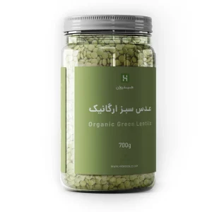 عدس سبز هیدروژن - 700 گرمی ، قوطی